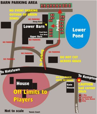 Barn Parking Map